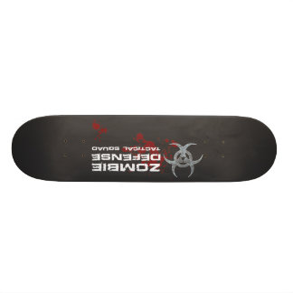 Skateboard Panneau tactique de peloton de la défense de zombi