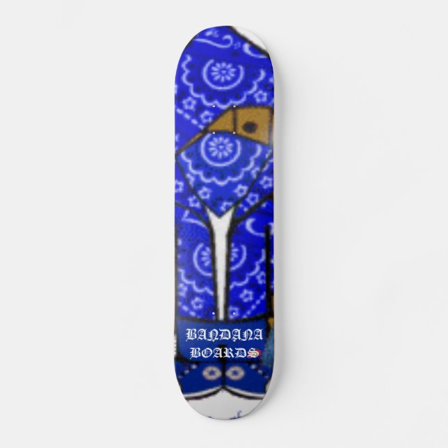 SKATEBOARD PANNEAUX DE BANDANA (Recto)