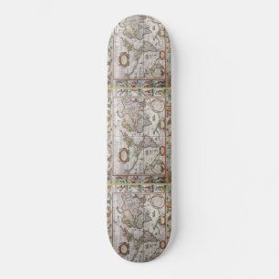 Skateboard Panneaux de cartes du monde antique