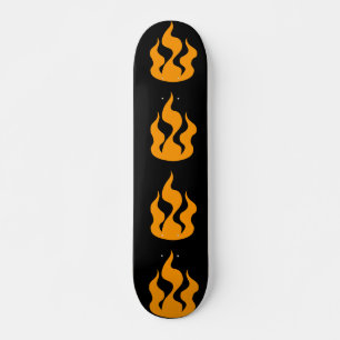 SKATEBOARD PANNEAUX DE SKATEBOARDS FIRE FLAMES