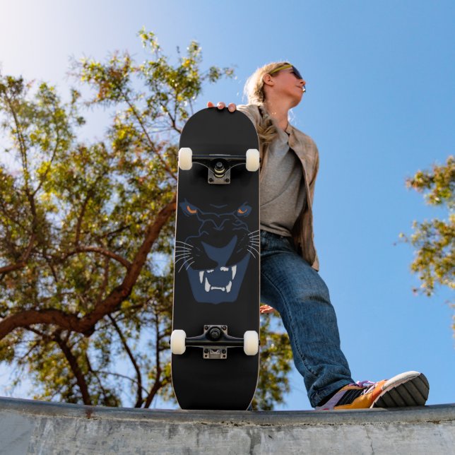 Skateboard Panthère noire (Extérieur 1)