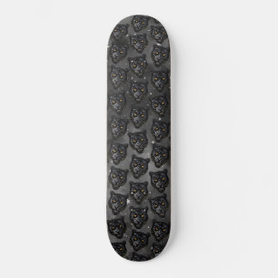 Skateboard Panthère noire