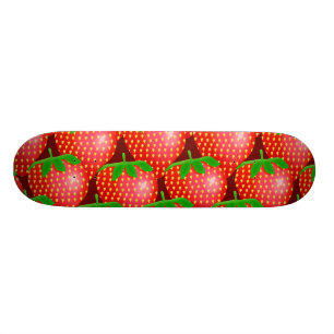 Skateboard Papier peint de fraise