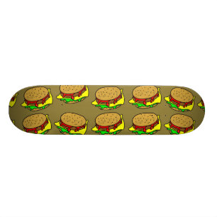 Skateboard Papier peint d'hamburger