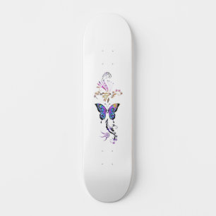 Skateboard Papillon de sensibilisation Semi-Colin