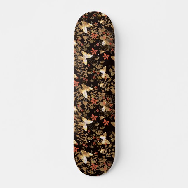 Skateboard Papillon d'or (Devant)