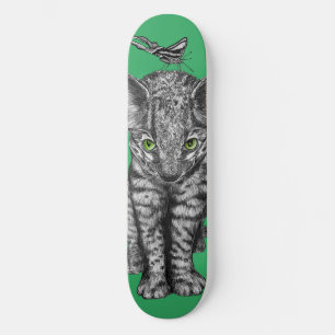 Skateboard Papillon Jungle Kitty