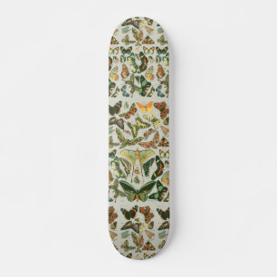 Skateboard Papillon Vintage Papillons d'antiquités Motif