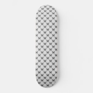 Skateboard Papillons noirs et blancs