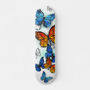Skateboard Papillons volants Morpho et Monarch