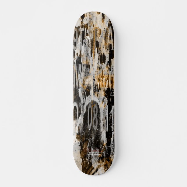 Skateboard Par les nombres (Devant)