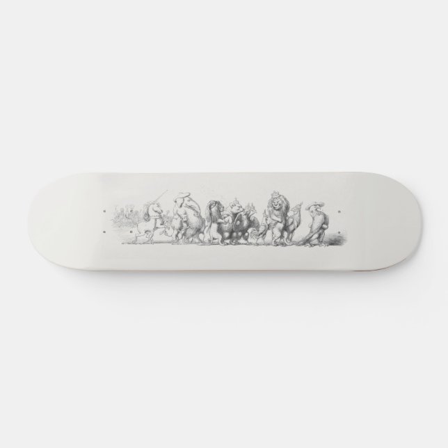 Skateboard Parade des animaux antiques (Horz)