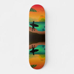 Skateboard Paradis océanique d'été