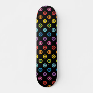 Skateboard Parties scintillant arc-en-ciel moderne point Shim