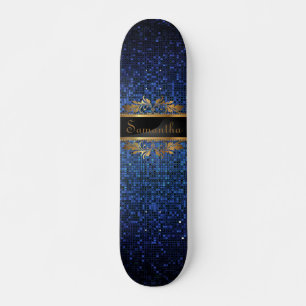 Skateboard Parties scintillant bleue Sequin Disco Old School 