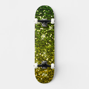 Skateboard Parties scintillant dorées foncées chatoyantes