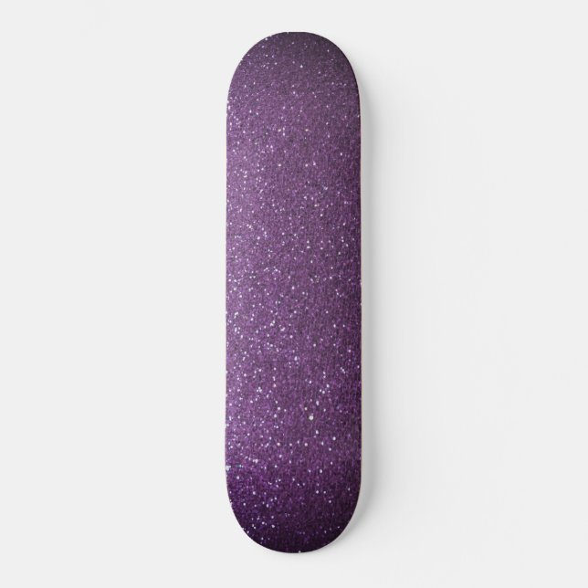 Skateboard Parties scintillant moderne Ombre violet noir Simp (Recto)