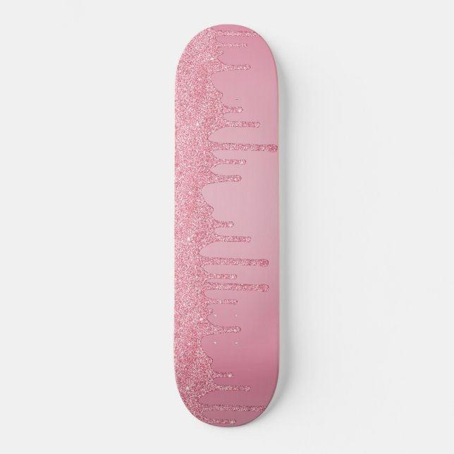 Skateboard Parties scintillant rose Cool fille Éclats (Recto)