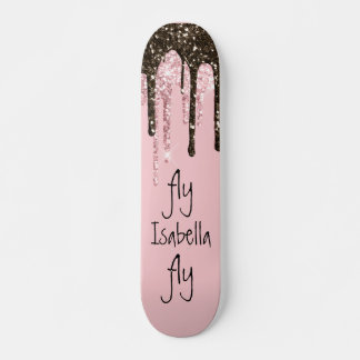 Skateboard Parties scintillant rose vif Fille Épersion Nom pe