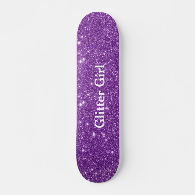 Skateboard Parties scintillant violette Fille Montrez Vos Gla (Devant)