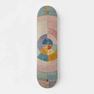 Skateboard Pastel Prism : Arc-en-ciel Couleur Roues