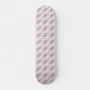 Skateboard Pastel violet Carrelage décoratif coloré