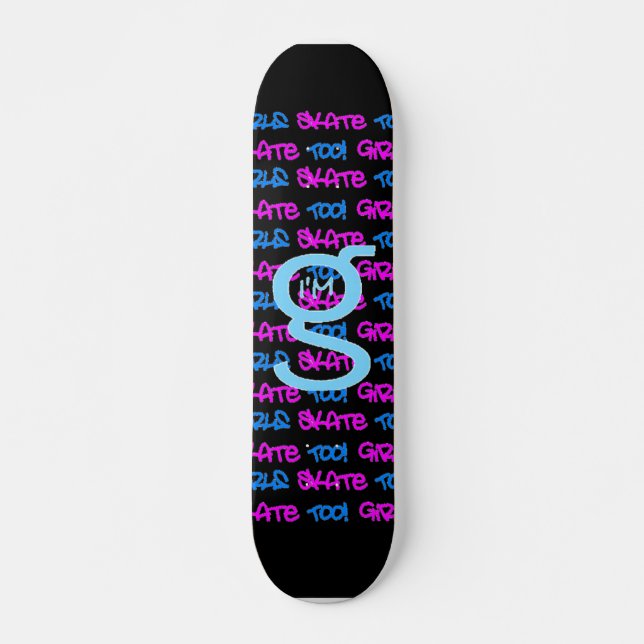 Skateboard Patin de filles aussi ! - Planche à roulettes (Devant)