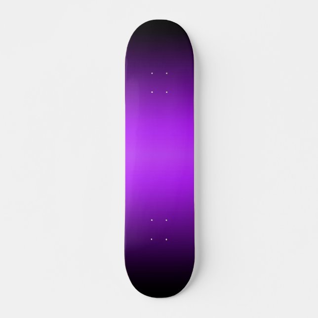 Skateboard Patinage à dégradé violet à noir (Devant)