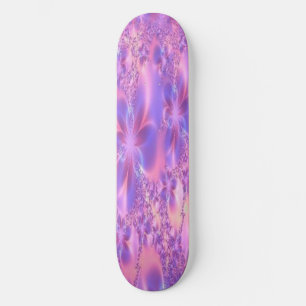 Skateboard Patinage à fleurs fractales