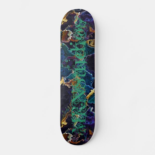 Skateboard Patinage à huile (Recto)