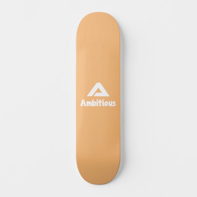 Skateboard Patinage ambitieux (Recto)
