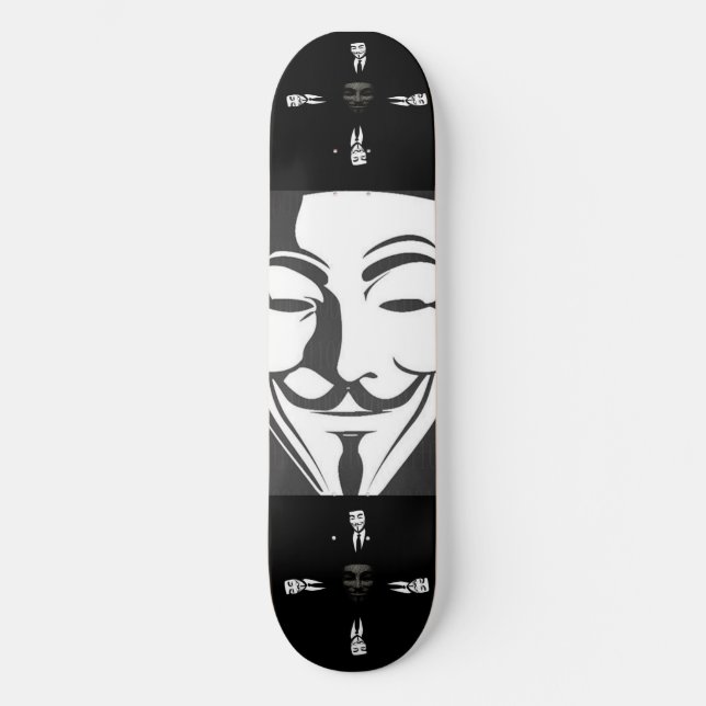 Skateboard Patinage anonyme (personnalisable) (Recto)