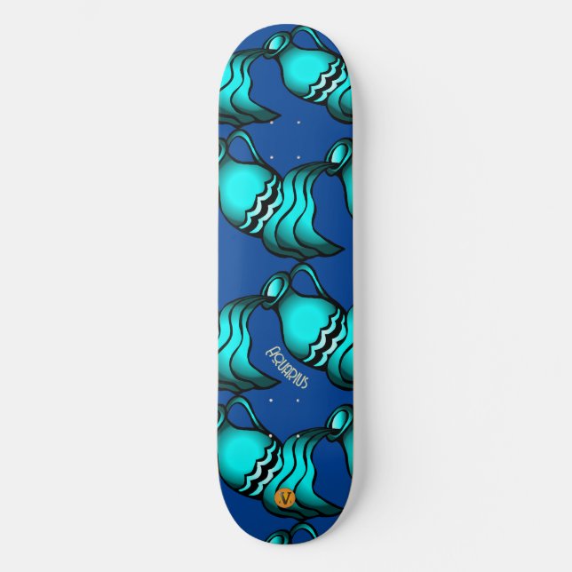 Skateboard Patinage Aquarius (Recto)