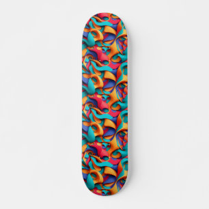 Skateboard Patinage artistique Abstrait