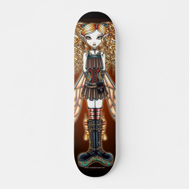 Skateboard Patinage artistique en Steampunk "Kayla" (Devant)