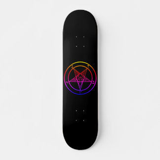 Skateboard Patinage Baphomet multicolore
