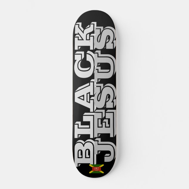 Skateboard Patinage BLACK JESUS (Recto)
