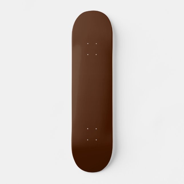 Skateboard Patinage Brown au chocolat solide (Recto)