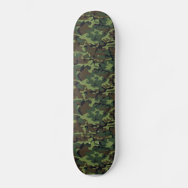 Skateboard Patinage Camo (Recto)