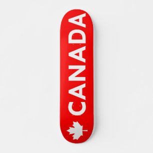 Skateboard Patinage Canada Feuille d'érable