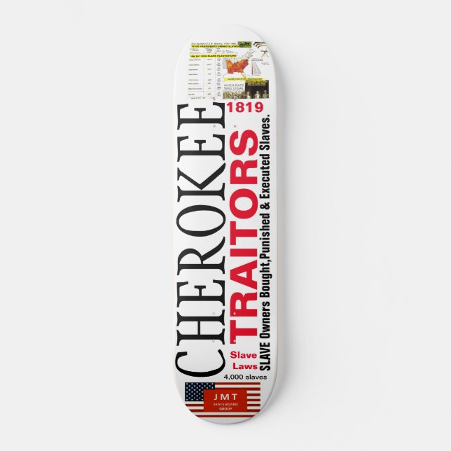 Skateboard Patinage CHEROKEE TRAITORS (Recto)