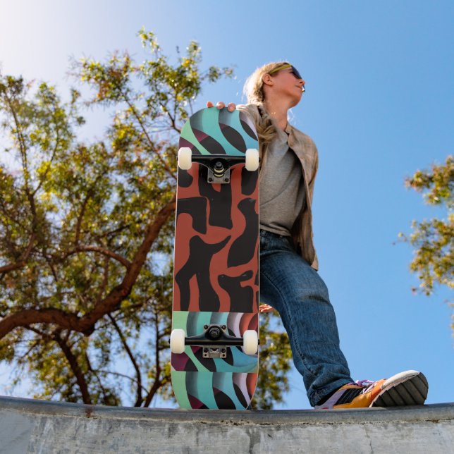 Skateboard Patinage coloré (Extérieur 1)