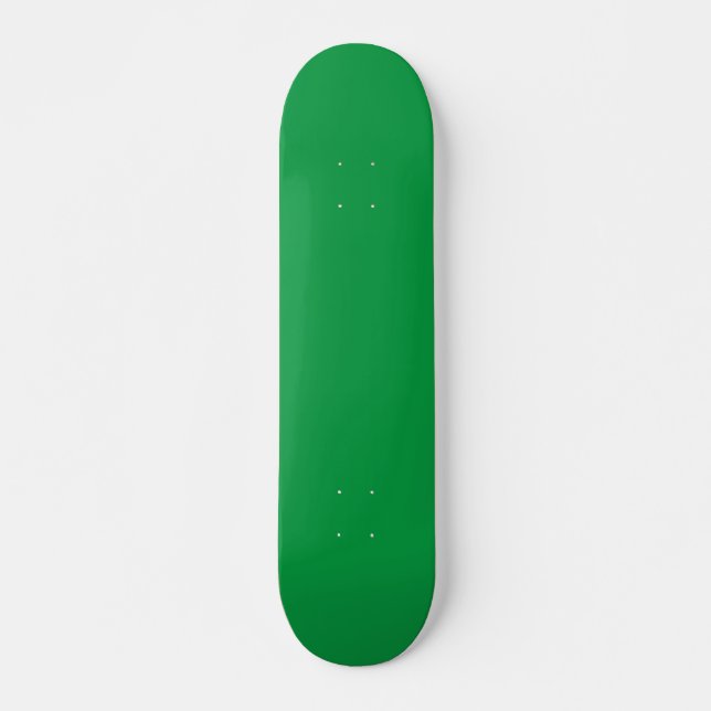 Skateboard Patinage couleur verte (Devant)
