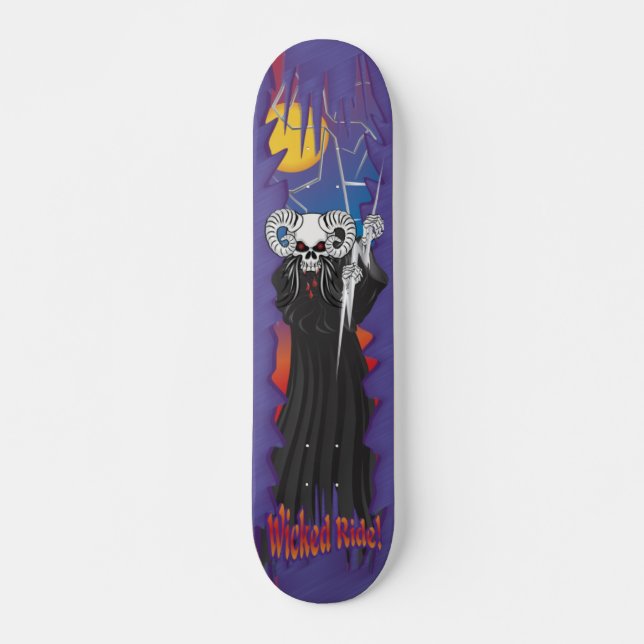 Skateboard Patinage crânien (Devant)