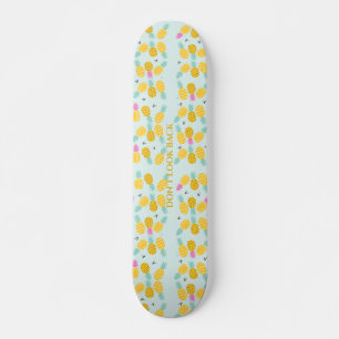 Skateboard Patinage d'ananas "Ne regarde pas en arrière"