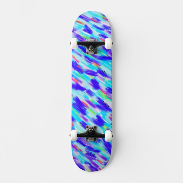 Skateboard Patinage de Chaos coloré (Recto)