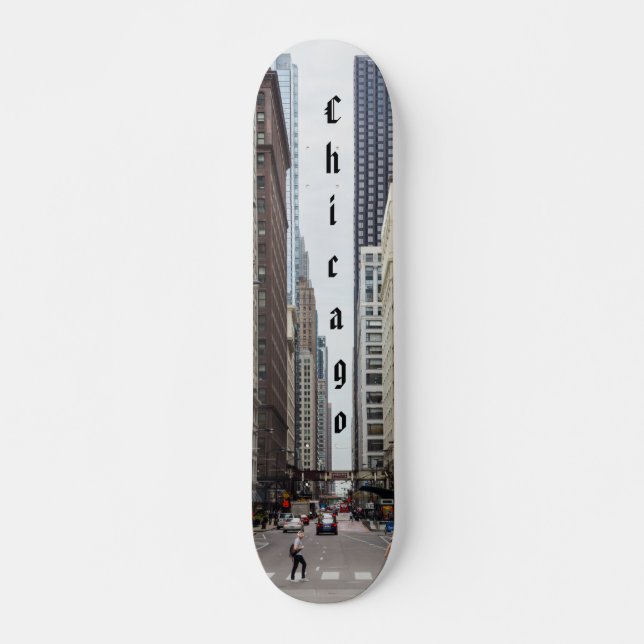 Skateboard Patinage de Chicago Madison Street (Devant)
