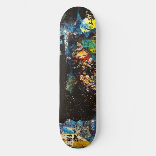 Skateboard Patinage de collage (Recto)