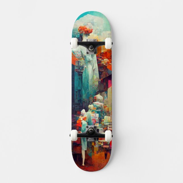 Skateboard Patinage de collage - Conception personnalisée (Recto)