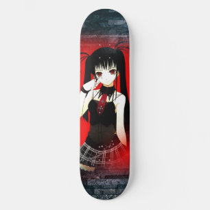 Skateboard Patinage de fille anime couleur dos